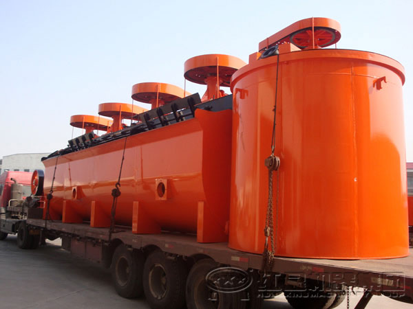 浮選工藝設(shè)備發(fā)貨