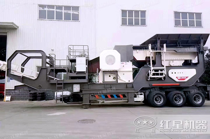 時產(chǎn)200噸建筑垃圾移動破碎機