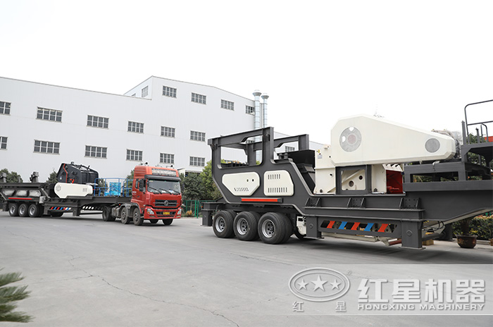 顎式移動破碎站移動便捷