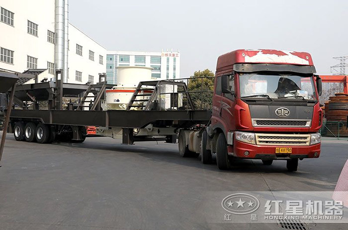 車載移動打砂機移動便利