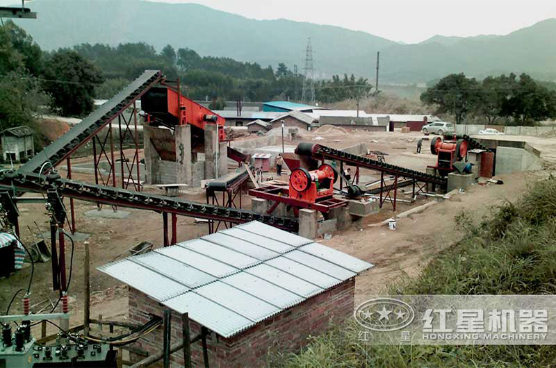 碎石生產(chǎn)現(xiàn)場實拍